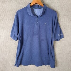 Disneyland Resort 60th Anniversary Shirt Mens L Blue Polo Short Sleeve Cotton